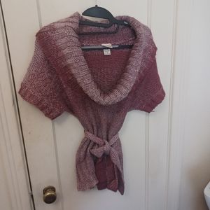 Daytrip Variegated Cowl Neck Wool Blend Sweater sz S